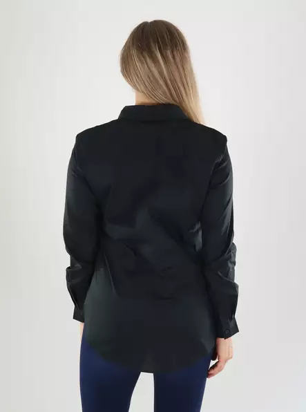 JDY Hemd L/S SHIRT Schwarz - Damenblusen und -hemden - 141324 - 2