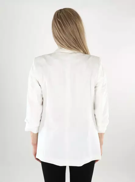 Pieces Damen Blazer 3/4 Cloud Dancer - Damenblazer - 138034 - 2