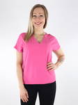 JDY T-Shirt S/S Ibis-Rosa - Damen T-Shirts - 135094 - 1