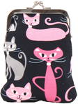 Nabo Handtasche K529 Katze, pink - Geldbörsen - 123534 - 1