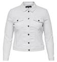 Only Carmakoma Denimjacke Wespa Weiß - Damen Jeansjacken - 128574 - 5