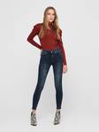 Only Jeans Blush Life Mid REA409, Dunkelblau - Damen Jeans - 126654 - 3
