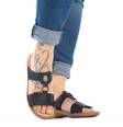 Rieker Damen-Pantoletten 60885-00 schwarz - Rieker Hausschuhe - 135454 - 5