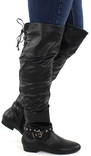 Tapas Kniehohe Stiefel Lisa, Schwarz - Damen Stiefel - 124754 - 1