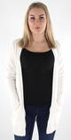 Vila Damen Cardigan Ril offen weiß Alyssum - Damenpullover - 125274 - 1