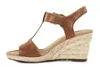 Gabor Echtleder Wedge-Sandalen 6202454 Erdnuss - Damen Sandalen - 138514 - 3