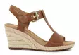 Gabor Echtleder Wedge-Sandalen 6202454 Erdnuss - Damen Sandalen - 138514 - 2