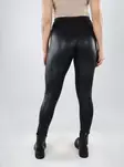 Pieces Damen Fleece-Leggings PCNEW Shiny Fleece Schwarz - Leggings - 139414 - 2