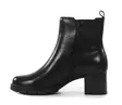 Jana Damen Leder Stiefeletten 25730-45 schwarz - Damen Stiefeletten - 139574 - 2