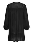 Only Carmakoma Plus Size Tunika V-Ausschnitt Kleid Schwarz/Insel Fuchs - Kleider und Tuniken - 140144 - 2