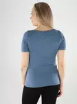 Vero Moda Damen-T-Shirt VMPANDA Modal China Blau - Damen T-Shirts - 140234 - 2