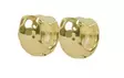 Snö of Sweden Ohrringe Union neun gehämmerter Ring 12 mm Gold - Halsketten - 141594 - 1
