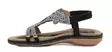 Andrea Conti Damen Sandalen 15490040002 schwarz - Damen Sandalen - 138334 - 3