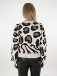 JDY Damenpullover Animal Zement/Schwarz/Malz - Damenpullover - 137454 - 2