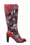 Laura Vita Damen Lederstiefel Alcbaneo 158 Rouge - Damen Stiefel - 137344 - 1