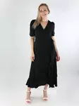 Only Wickelkleid SS Wrap Midi schwarz - Kleider und Tuniken - 138554 - 1