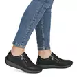 Rieker Damen-Walking-Schuhe N1100-00 schwarz - Rieker walkingschuhe - 140274 - 6