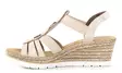 Rieker Damen Keilsandalen 619B2-60 Beige - Rieker Sandalen - 137944 - 2