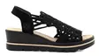 Rieker Damen Wedgesandalen 67465-00 Schwarz - Rieker Sandalen - 138154 - 1
