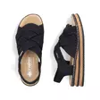 Rieker Damen Sandalen 62908-00 Schwarz - Rieker Sandalen - 138184 - 3