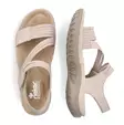 Rieker Damen Sandalen 64870-62 beige - Rieker Sandalen - 140774 - 3