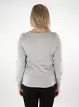 Vero Moda Damenpullover Happyshine 2Way l.grey/silver - Damen Langarmshirts - 137274 - 4