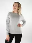 Vero Moda Damenpullover Happyshine 2Way l.grey/silver - Damen Langarmshirts - 137274 - 2
