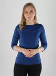 Vero Moda Shirt VMPANDA MODAL navy peony - Damen Langarmshirts - 141294 - 1