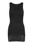 Vero Moda Damen Langspitze Oberteil Maxi My Lace Schwarz - Damen Tops - 137784 - 3