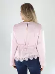 Vero Moda Shirt LS LACE TOP Kirschblüte - Damen Langarmshirts - 141374 - 2
