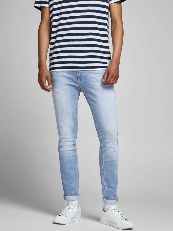 Jack&Jones Slim Fit Jeans Liam hellblau - Herren Jeans - 127894 - 1