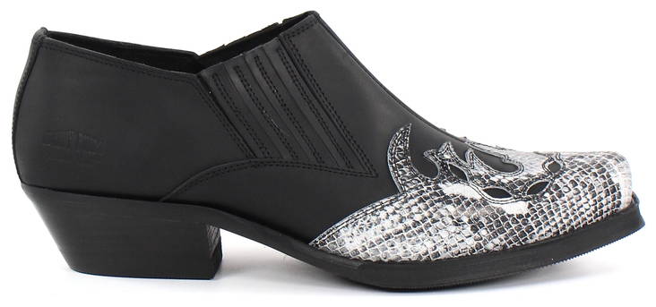 Johnny Bulls Stiefel 711, Schwarz/Schlange - Stiefel - 130204 - 1