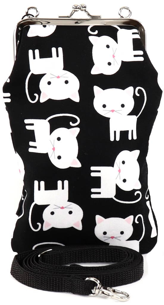 Nabo Tasche K556 Katze, schwarz/weiß - Geldbörsen - 129824 - 1