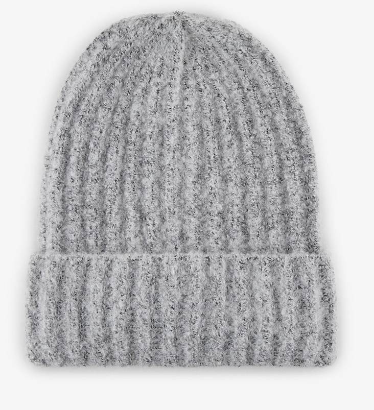 Pieces Beanie Pyron, hellgrau - Damen Kopfbedeckungen und Handschuhe - 129494 - 1