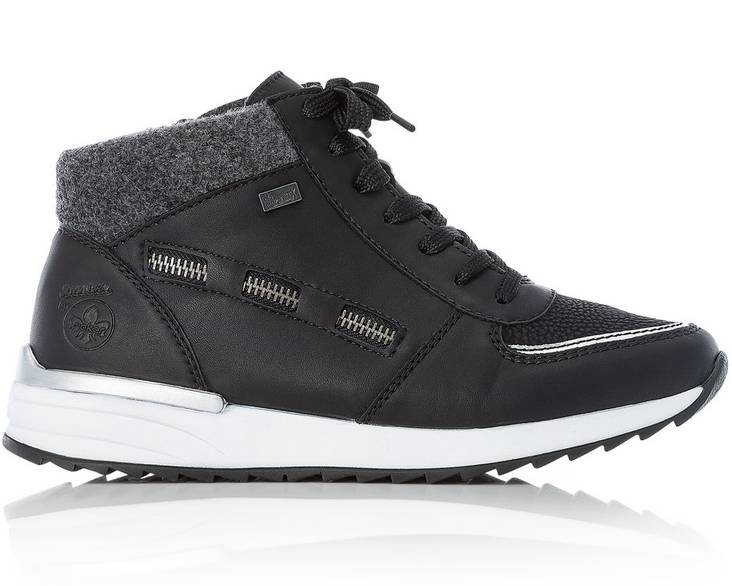 Rieker Stiefeletten N8044-00, Schwarz - Rieker Stiefeletten - 127424 - 1