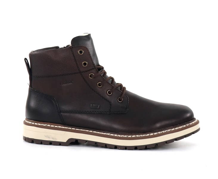 Rieker Herren Leder Stiefeletten F3803-25 braun - Herrenstiefel und -stiefeletten - 134884 - 1