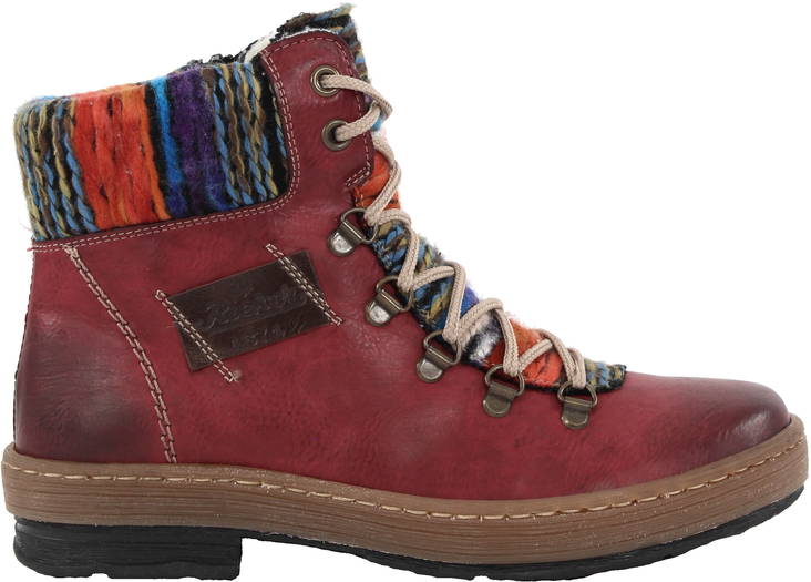 Rieker Stiefeletten Z6743-35, Rot - Rieker Stiefeletten - 129754 - 1