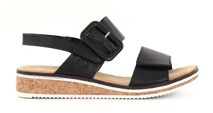 Rieker Damen Sandalen V3667-00 schwarz - Rieker Sandalen - 135394 - 1