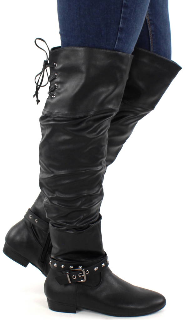 Tapas Kniehohe Stiefel Lisa, Schwarz - Damen Stiefel - 124754 - 1