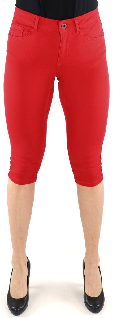 Vero Moda Capris Honniseven Push-up, rot - Damen Shorts und Capris - 131354 - 1