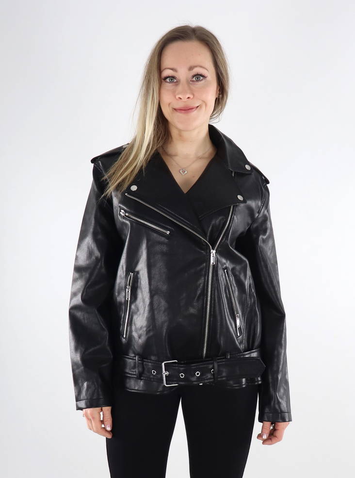 Damenjacke Vero Moda Coated Schwarz - Damenlederjacken und PU-Jacken - 135444 - 1