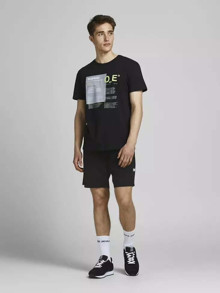 Jack&Jones Herren Sweat-Shorts schwarz - Herren Shorts und Capris - 136364 - 1