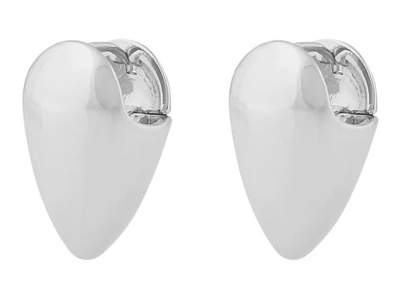 Snö of Sweden Ohrringe Aero kurz Silber - Ohrringe - 136704 - 1