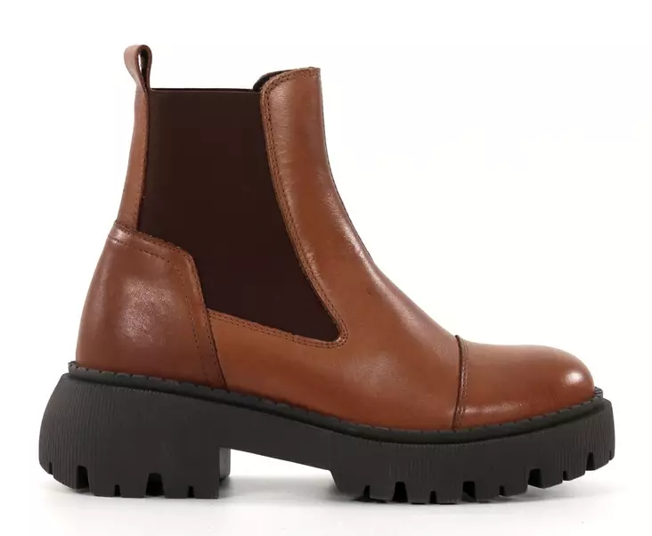 Ten Points Damen Stiefeletten 60383 Pandora Chunky Cognac - Damen Stiefeletten - 136884 - 1