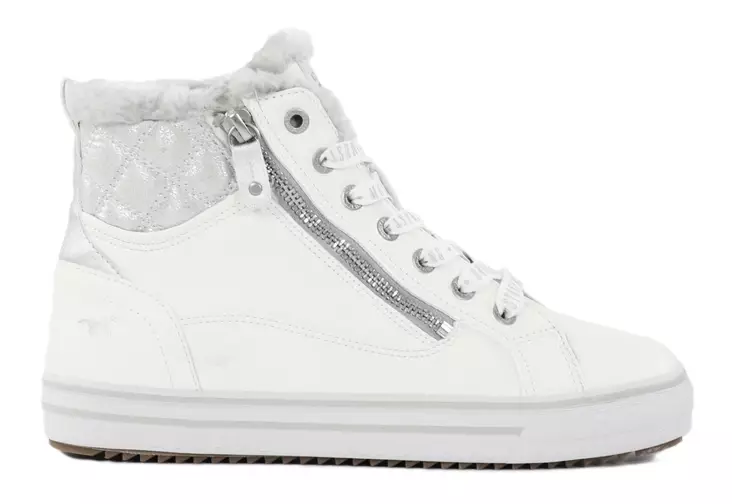 Mustang Damen Stiefeletten 1365-603-1 weiß - Damen Stiefeletten - 137224 - 1