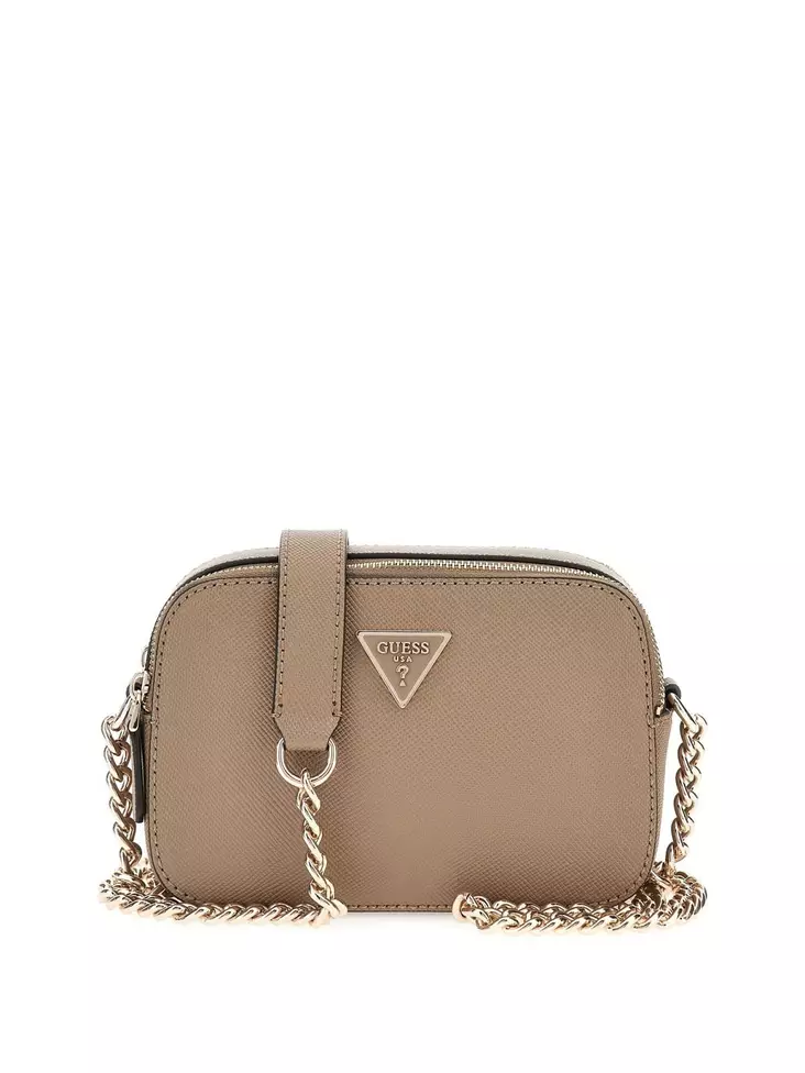 Guess Schultertasche Noelle Crossbody dunkel Taupe - Handtaschen - 137234 - 1