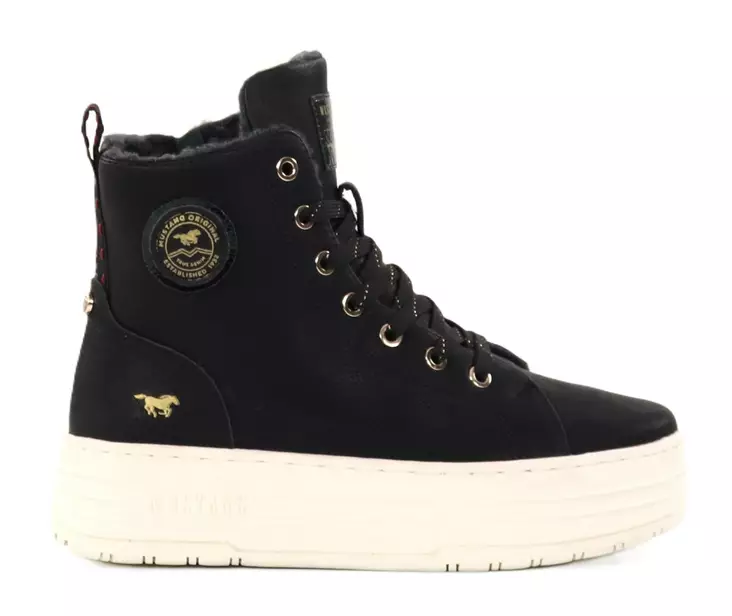 Mustang Herren Stiefeletten 1497-601-9 schwarz - Damen Stiefeletten - 137474 - 1