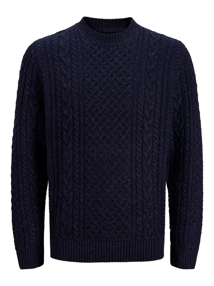 Jack&Jones Pullover Blucallum insignia blau/twist - Herren Strickwaren - 142374 - 1