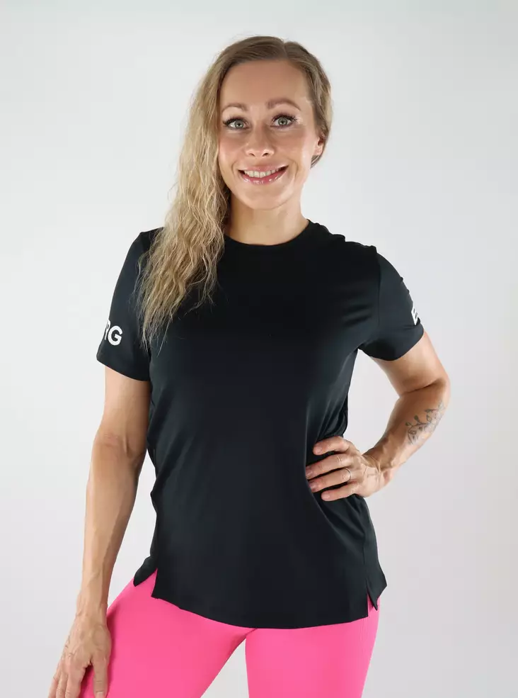 Björn Borg Damen T-Shirt Borg Schwarz - Damen T-Shirts - 139084 - 1