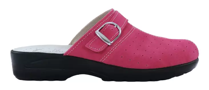 Goldene Fit Mules 616 Fuchsia Wildleder - Damen Arbeitsschuhe - 137734 - 1
